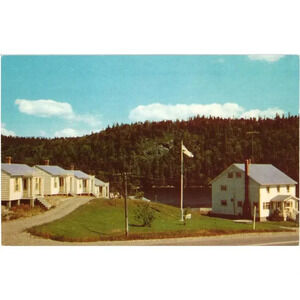 River View Cottages Salmon River Bridge Jeddore N.S Canada Route 7 Postcard
